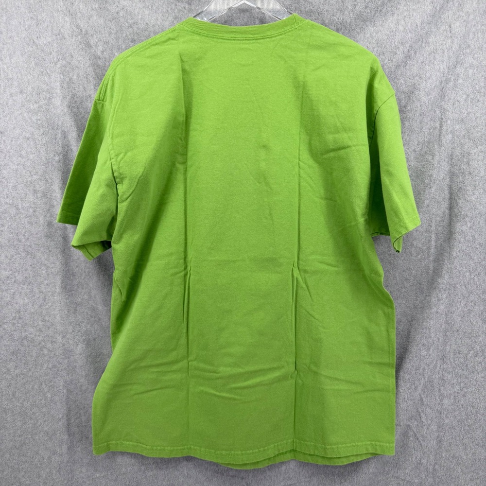 Disney Disneyland Resort 2011 Mickey Mouse Lime Green Hanes Beefy Shirt Mens XL - Picture 7 of 8
